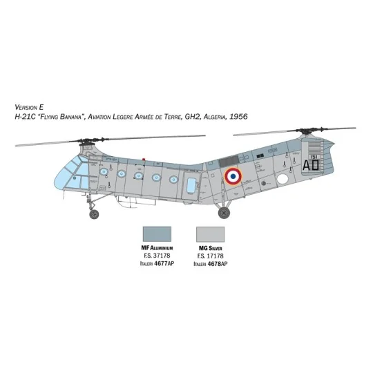 I2774-Helico H-21C Gunship 1/48 Italeri - I2774