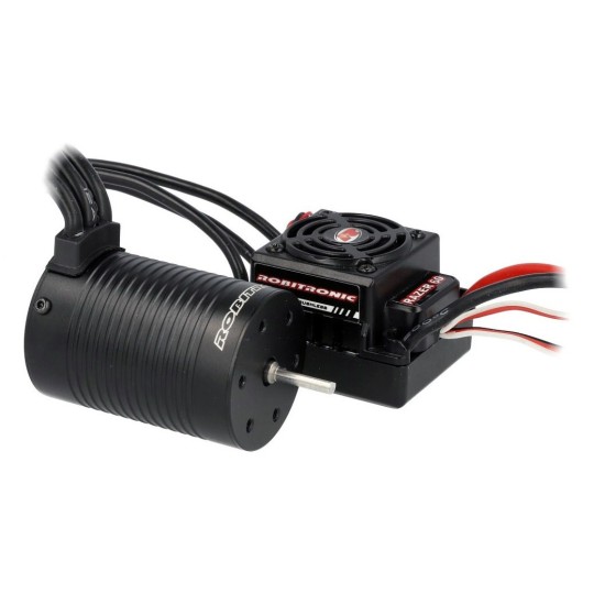 R01252-Combo brushless 1/10 ESC WP 60A + moteur 4P 3652 4000KV Robitronic - R01252
