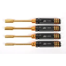 Set tournevis alu à douille métrique - T2M T2M T422544 - 1