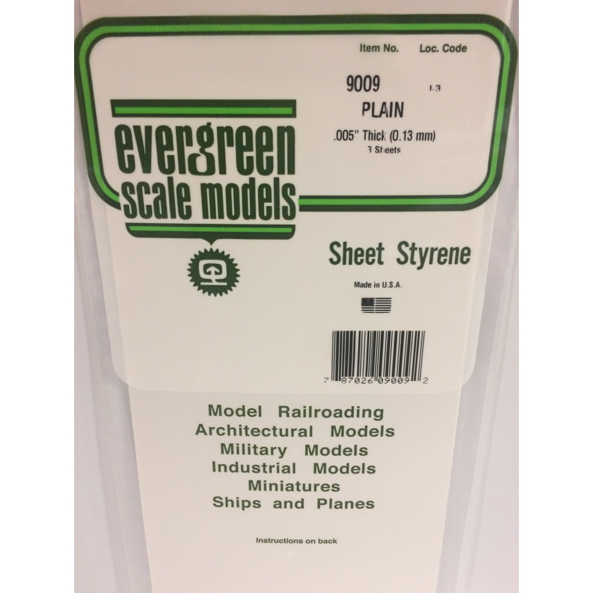 White plate smooth 0.13x150x300mm Ref: 9009 - Evergreen - S1379009 White plate smooth 0.13x150x300mm Ref: 9009 - Evergreen - S1379009