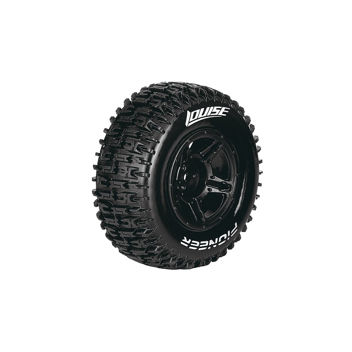 SC-Pioneer tires - Black baton rims 1/10 (x2) Louise RC Louise RC LR-T3148SBTF - 1 SC-Pioneer tires - Black baton rims 1/10 (x2) Louise RC Louise RC LR-T3148SBTF - 1
