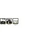 L-T3154SBTR-Pneus SC-Rocket + Jantes batons Noir 1/10 (x2) Louise RC - L-T3154SBTR