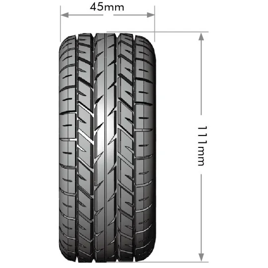 SC-Rocket Tires + Black Stick Rims 1/10 (x2) Louise RC Louise RC L-T3154SBTR - 6 L-T3154SBTR-SC-Rocket Tires + Black Stick Rims 1/10 (x2) Louise RC - L-T3154SBTR