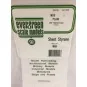 S1379015-Smooth white plate 0.38x150x300mm Ref: 9015 - Evergreen - S1379015