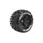 MT-Pioneer Tires + 3.8" Rims Black 1/8 (x2) Louise RC Louise RC L-T3218BH - 1 L-T3218BH-MT-Pioneer Tires + 3.8" Rims Black 1/8 (x2) Louise RC - L-T3218BH