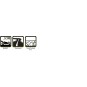 L-T3188SWKR-ST-Rocket Tires + White Rear Rims 1/10 (x2) Louise RC - L-T3188SWKR
