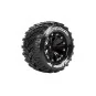 MT-Cyclone Tires + Black Rims 2.8" 1/10 (x2) Louise RC Louise RC L-T3226SB - 1 L-T3226SB-MT-Cyclone Tires + Black Rims 2.8" 1/10 (x2) Louise RC - L-T3226SB