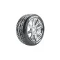 B-Rocket tires - Chrome Black 1/8 (x2) Louise RC Louise RC LR-T3190SBC - 1 LR-T3190SBC-B-Rocket tires - Chrome Black 1/8 (x2) Louise RC - LR-T3190SBC