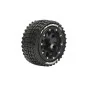 ST-Hummer Tires - Black Rims 1/10 (x2) Louise RC Louise RC LR-T3314SB - 1 LR-T3314SB-ST-Hummer Tires - Black Rims 1/10 (x2) Louise RC - LR-T3314SB