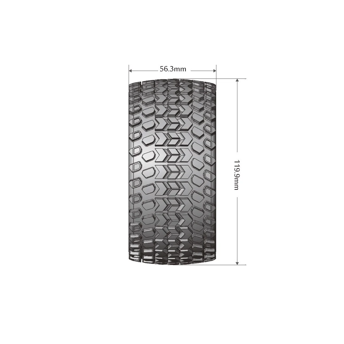 ST-Hummer Tires - Black Rims 1/10 (x2) Louise RC Louise RC LR-T3314SB - 2 ST-Hummer Tires - Black Rims 1/10 (x2) Louise RC Louise RC LR-T3314SB - 2