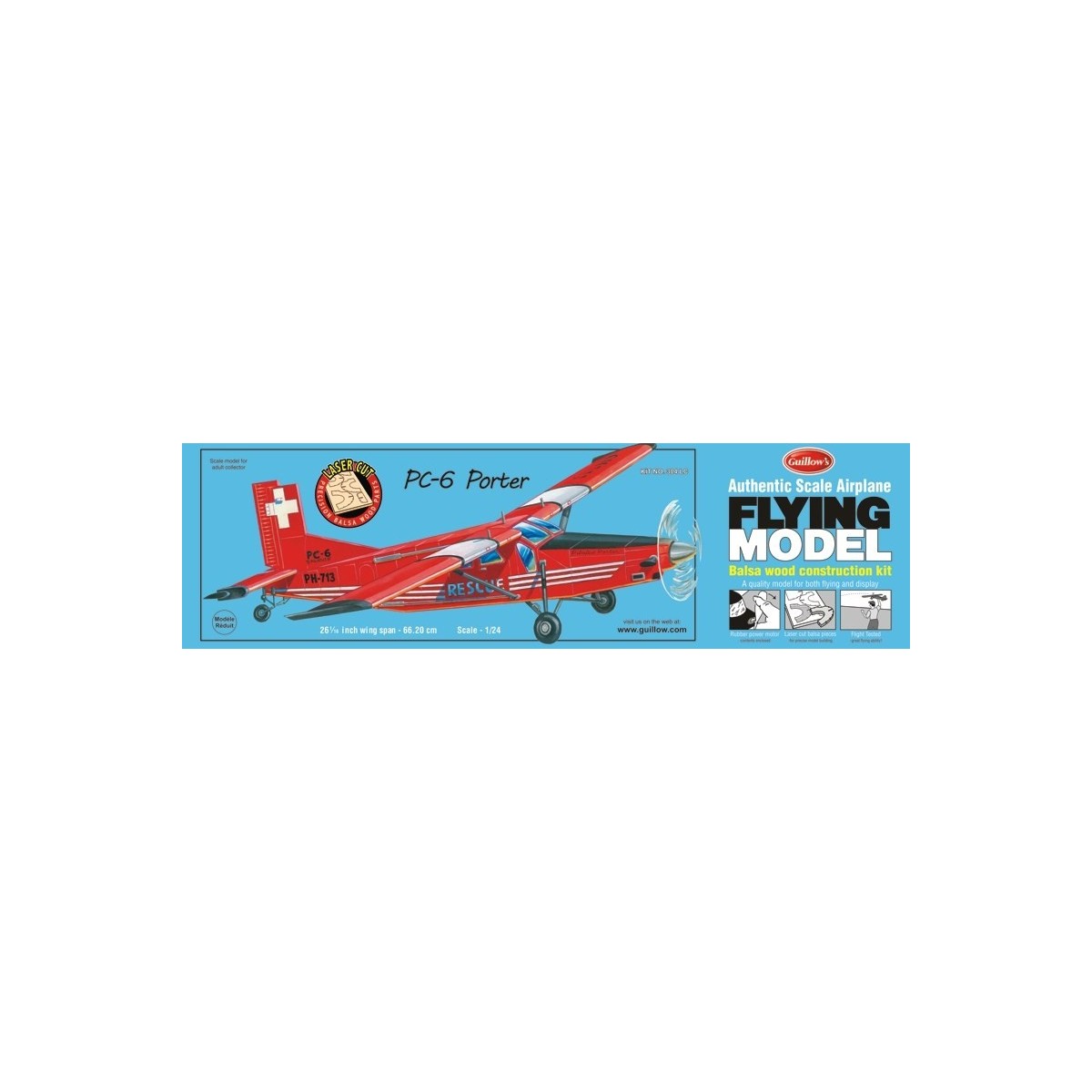 Pilatus PC-6 Porter Guillow's Guillow's S0280304 - 1 Pilatus PC-6 Porter Guillow's Guillow's S0280304 - 1