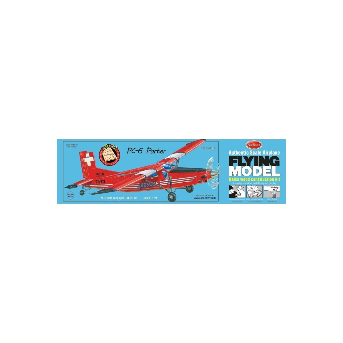 Pilatus PC-6 Porter Guillow's Guillow's S0280304 - 1 Pilatus PC-6 Porter Guillow's Guillow's S0280304 - 1