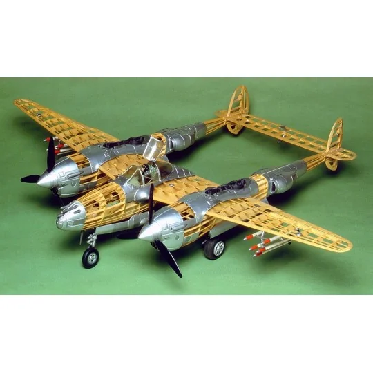S0282001-P-38 Lightning 1m Guillow's - S0282001
