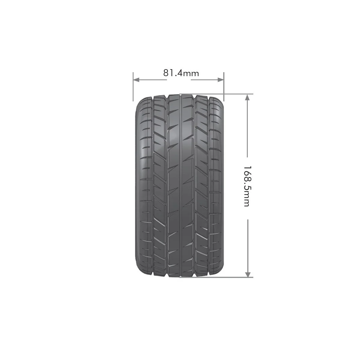 ST-Rocket tires + Black rims 1/8 (x2) Louise RC Louise RC LR-T3286B - 2 ST-Rocket tires + Black rims 1/8 (x2) Louise RC Louise RC LR-T3286B - 2