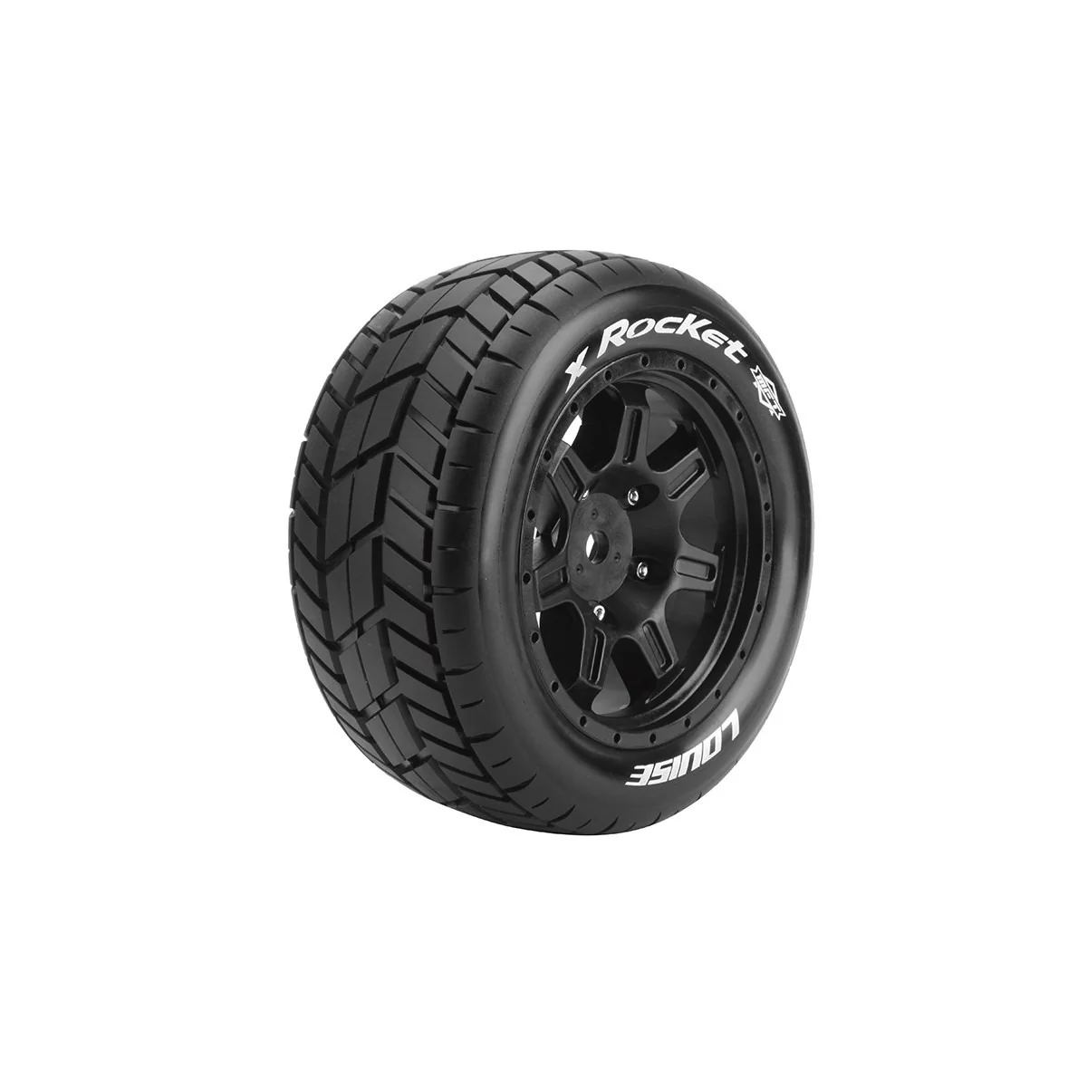 copy of X-Pioneer Tires - Traxxas X-Maxx Black Rims (x2) Louise RC Louise RC LR-T3295B - 1