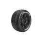 LR-T3295B-Pneus X-Rocket + Jantes Noir Traxxas X-Maxx (x2) Louise RC - LR-T3295B