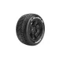 LR-T3295B-X-Rocket Tires + Black Rims Traxxas X-Maxx (x2) Louise RC - LR-T3295B