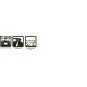 LR-T3295B-X-Rocket Tires + Black Rims Traxxas X-Maxx (x2) Louise RC - LR-T3295B