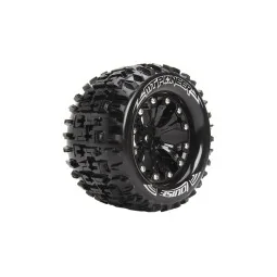MT-Pioneer Tires + Black 2.8" 1/10 (x2) Louise RC Rims Louise RC L-T3202SB - 1