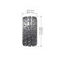 LR-T3200SWKR-Pneus E-Spider + Jantes Blanches arrières 1/10 (x2) Louise RC - LR-T3200SWKR