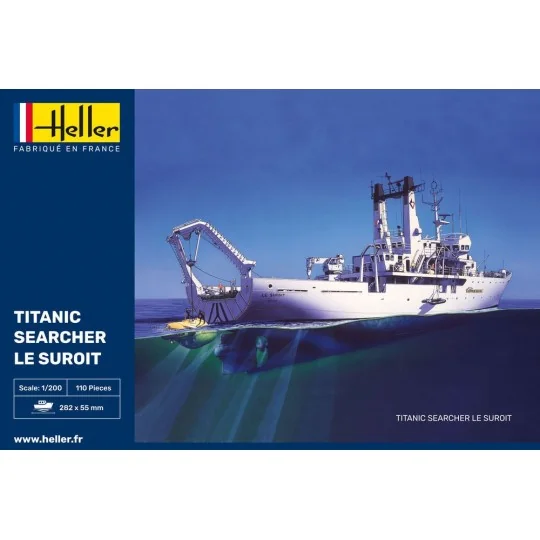 HEL-80615-Titanic Searcher "Le Suroit" 1/200 Heller - HEL-80615