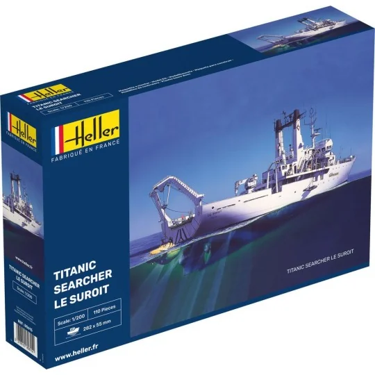HEL-80615-Titanic Searcher "Le Suroit" 1/200 Heller - HEL-80615