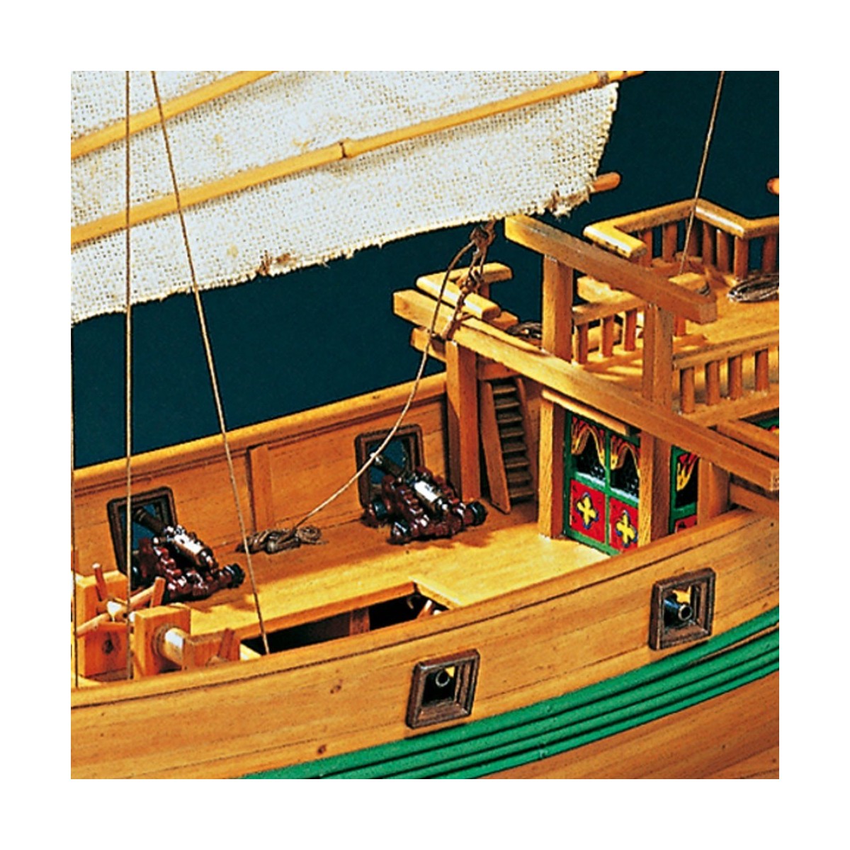 Jonque Pirate Chinoise 1/100 bateau en bois Amati Amati 1421 - 5