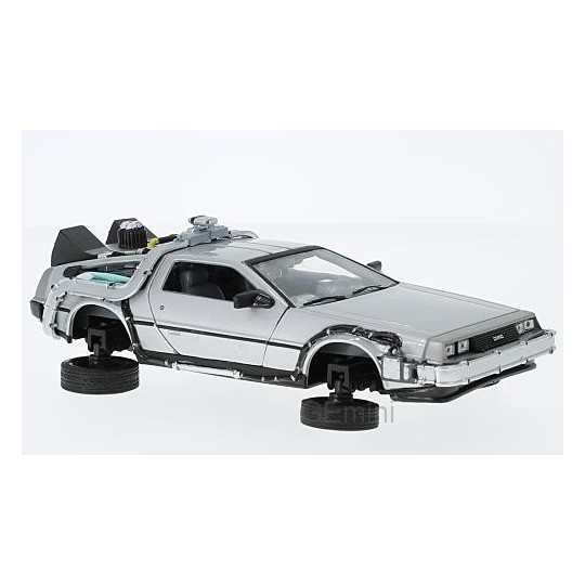 22441FV-GW-DMC DeLorean Time Machine "Back to the Future II" flying version 1/24 Welly - 22441FV-GW