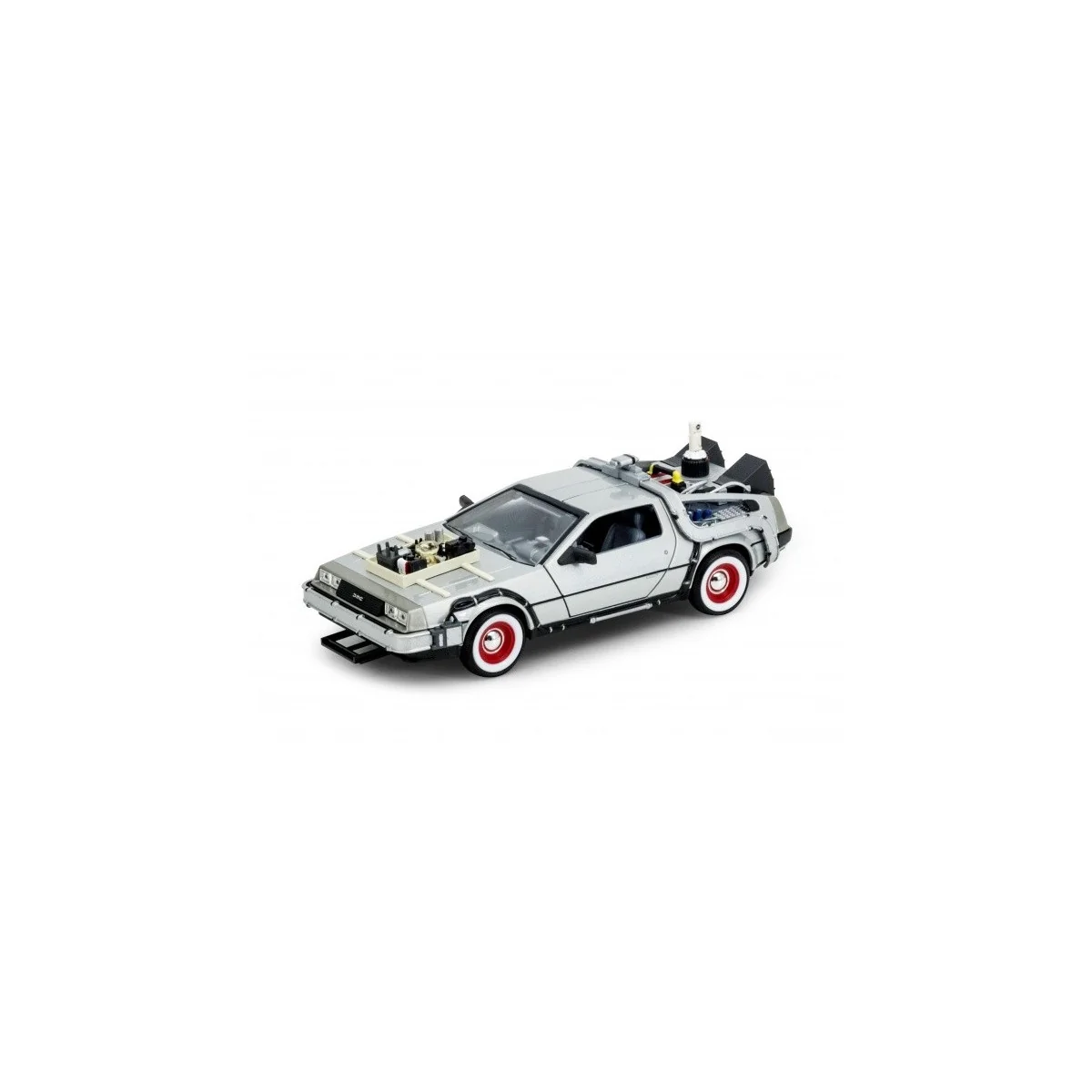 DMC DeLorean Time Machine "Back to the Future III" 1/24 Welly 22444W - 1 DMC DeLorean Time Machine "Back to the Future III" 1/24 Welly 22444W - 1