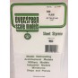 S1379100-Smooth white plate 2.5x150x300mm Ref: 9100 - Evergreen - S1379100