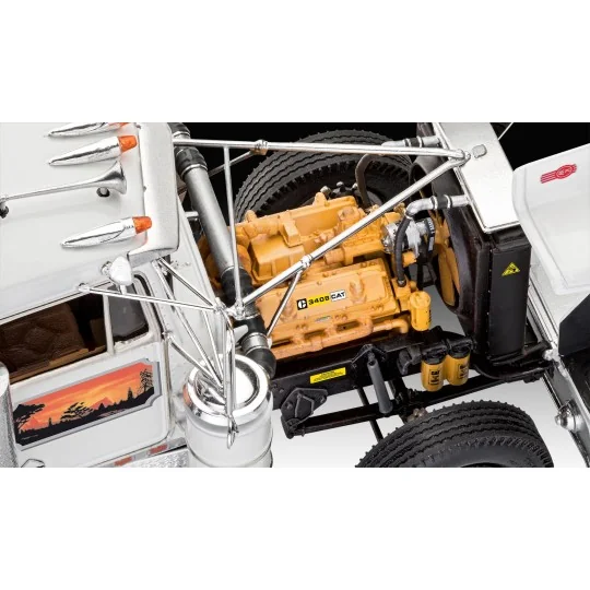 American Kenworth W-900 1/25 Revell Truck Revell 07659 - 3 07659-American Kenworth W-900 1/25 Revell Truck - 07659