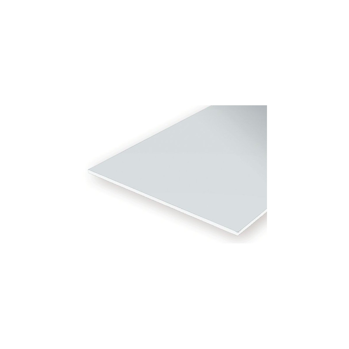 Plaque Rouge transparent lisse 0.25x150x300mm Ref : 9901 - Evergreen Evergreen S1379901 - 2