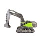CY1593-Pelleteuse RC vert godet et cabine métal, haute puissance, 1/14 2.4Ghz - HuiNa - CY1593