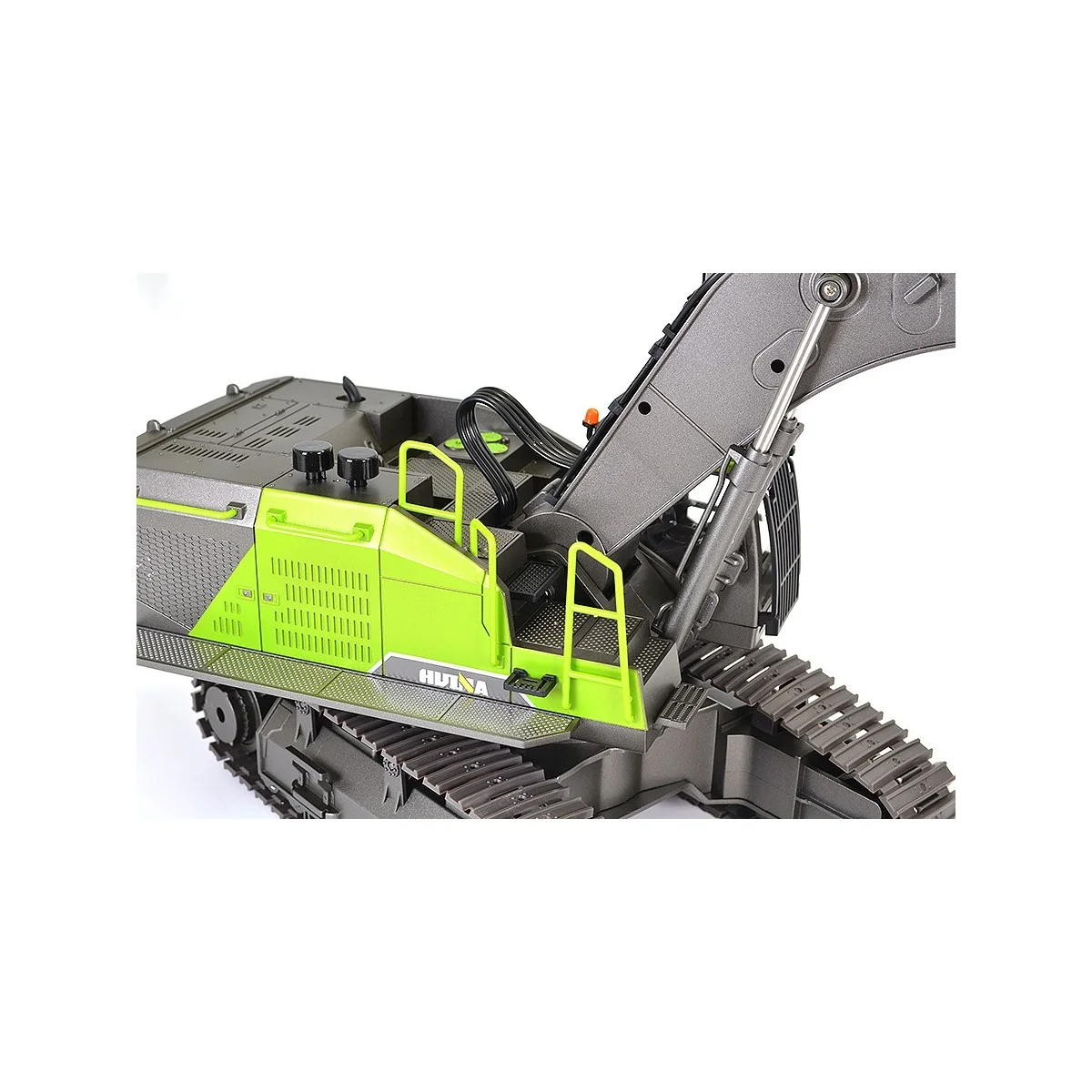 RC pellet green bucket and metal cabin, high power, 1/14 2.4Ghz - HuiNa HuiNa Toys CY1593 - 7 RC pellet green bucket and metal cabin, high power, 1/14 2.4Ghz - HuiNa HuiNa Toys CY1593 - 7