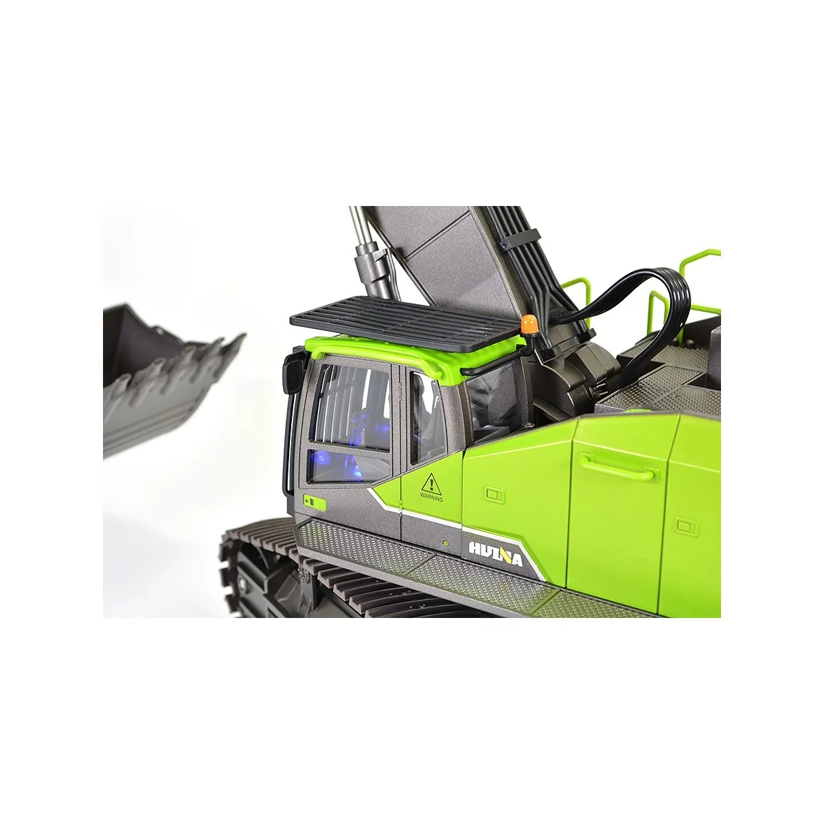 RC pellet green bucket and metal cabin, high power, 1/14 2.4Ghz - HuiNa HuiNa Toys CY1593 - 8 RC pellet green bucket and metal cabin, high power, 1/14 2.4Ghz - HuiNa HuiNa Toys CY1593 - 8