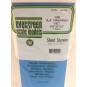 S1379902-Plaque Bleu transparent lisse 0.25x150x300mm Ref : 9902 - Evergreen - S1379902