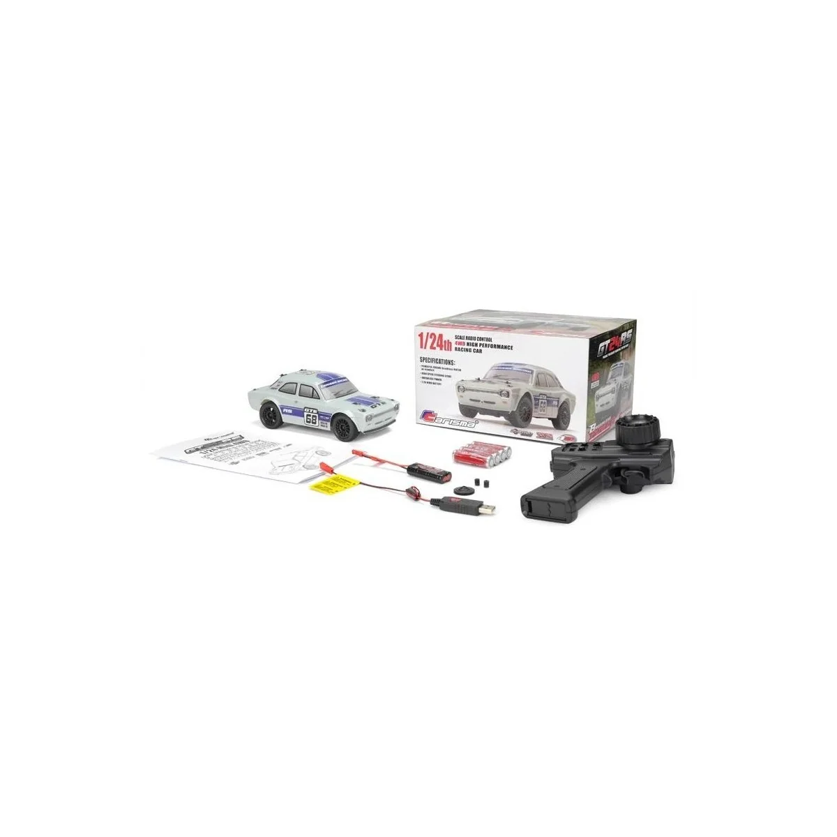 GT24RS Brushless 4x4 Ford Escort 1/24 RTR Carisma Carisma 80468 - 7 GT24RS Brushless 4x4 Ford Escort 1/24 RTR Carisma Carisma 80468 - 7