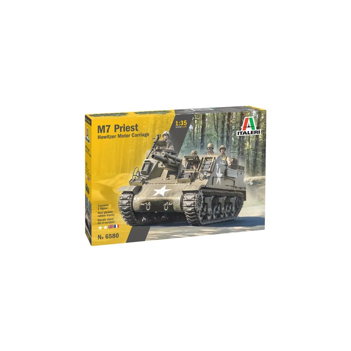 M7 Priest Gun Motor Carriage 1/35 Italeri Italeri I6580 - 2 M7 Priest Gun Motor Carriage 1/35 Italeri Italeri I6580 - 2
