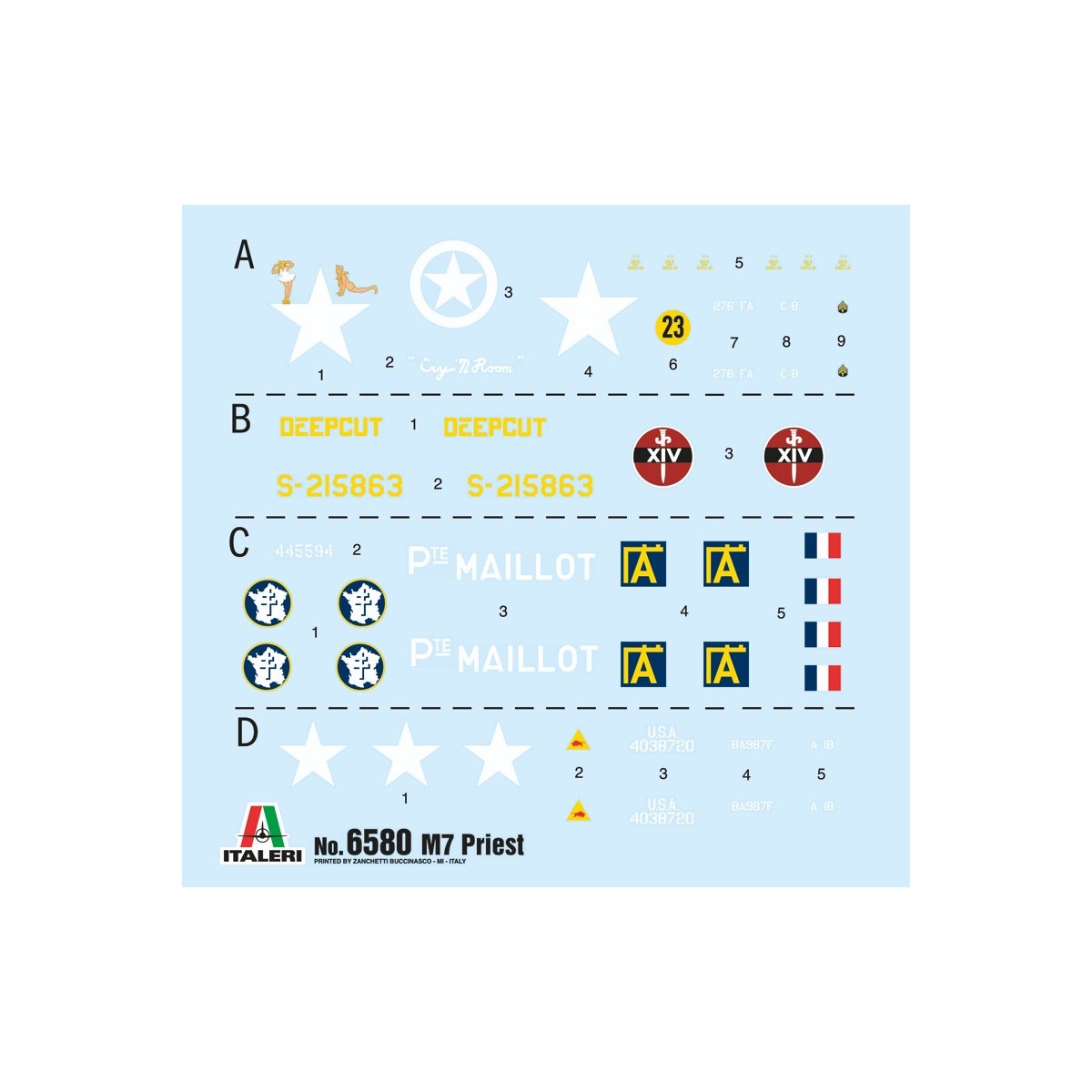M7 Priest Gun Motor Carriage 1/35 Italeri Italeri I6580 - 3