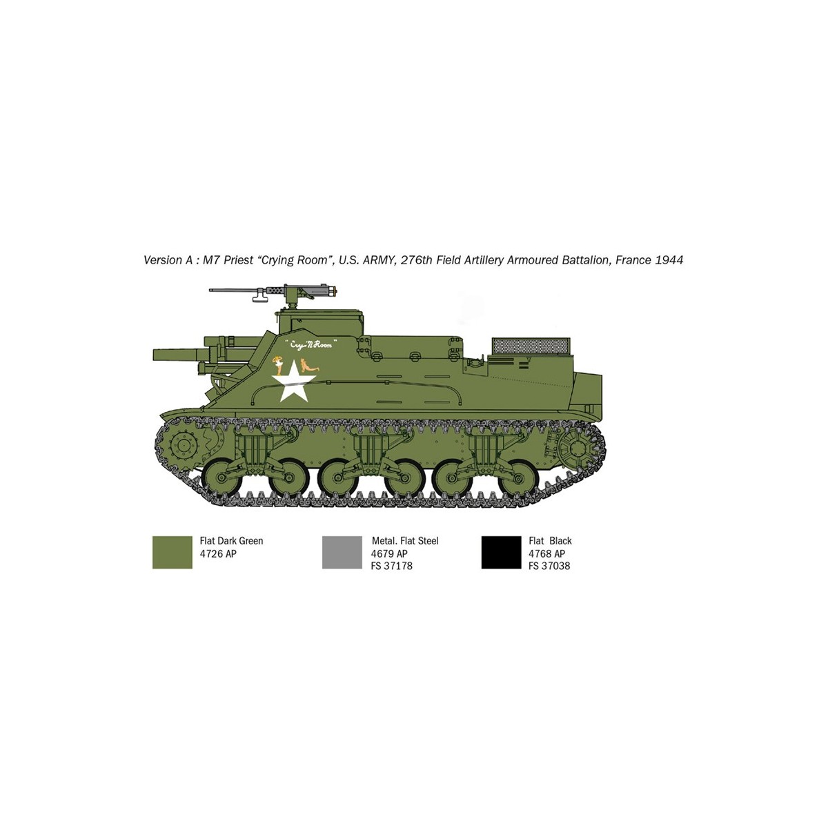 M7 Priest Gun Motor Carriage 1/35 Italeri Italeri I6580 - 4