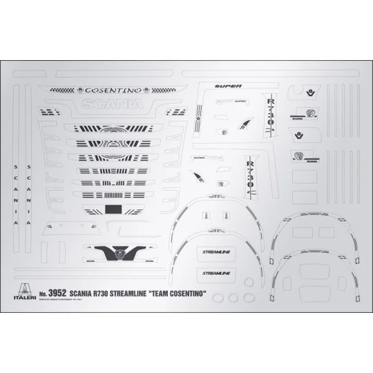 I3952-Scania R730 Streamline Show Trucks 1/24 Italeri