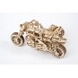 UG-70137-Moto Scrambler UGR-10 avec Side-Car Puzzle 3D bois UGEARS