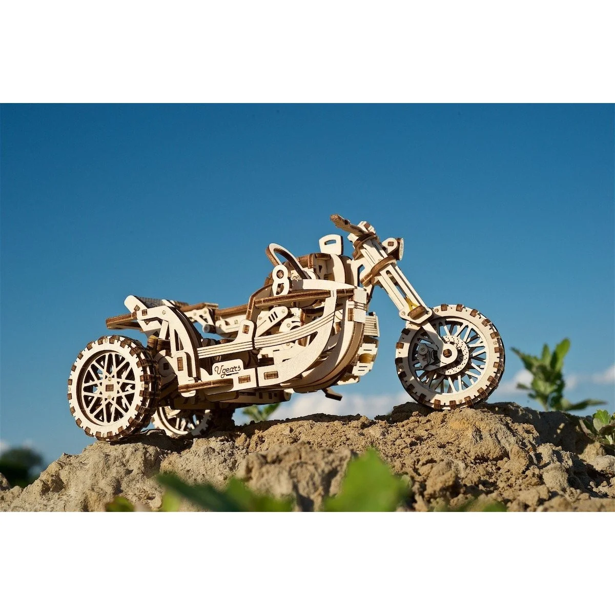 Moto Scrambler UGR-10 avec Side-Car Puzzle 3D bois UGEARS UGEARS UG-70137 - 5 Moto Scrambler UGR-10 avec Side-Car Puzzle 3D bois UGEARS UGEARS UG-70137 - 5