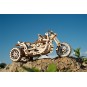 UG-70137-Moto Scrambler UGR-10 with Side-Car Puzzle 3D wood UGEARS