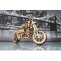 UG-70137-Moto Scrambler UGR-10 with Side-Car Puzzle 3D wood UGEARS