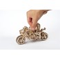 UG-70137-Moto Scrambler UGR-10 with Side-Car Puzzle 3D wood UGEARS