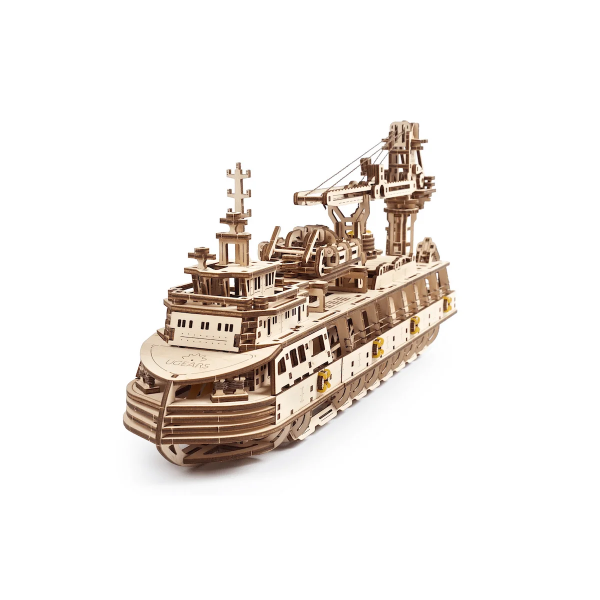 Navire De Recherche Puzzle 3D bois UGEARS UGEARS UG-70135 - 1