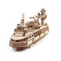 UG-70135-Navire De Recherche Puzzle 3D bois UGEARS