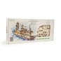 UG-70135-UGEARS 3D Wood Puzzle Research Ship - UG-70135