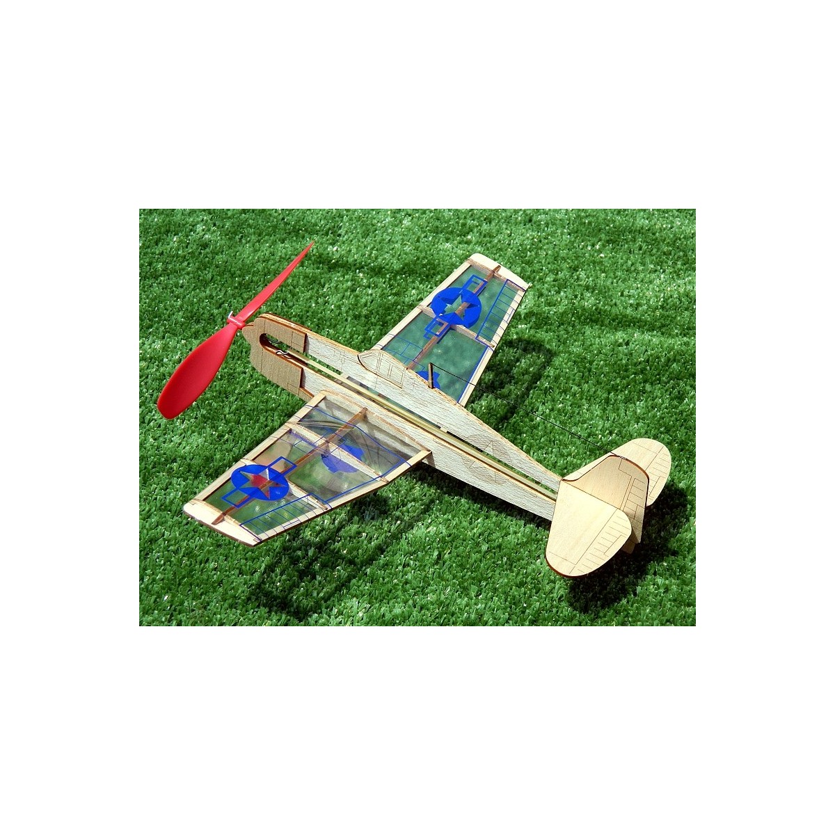 U.S. Hellcat mini plane balsa Guillow's Guillow's S0284503 - 2